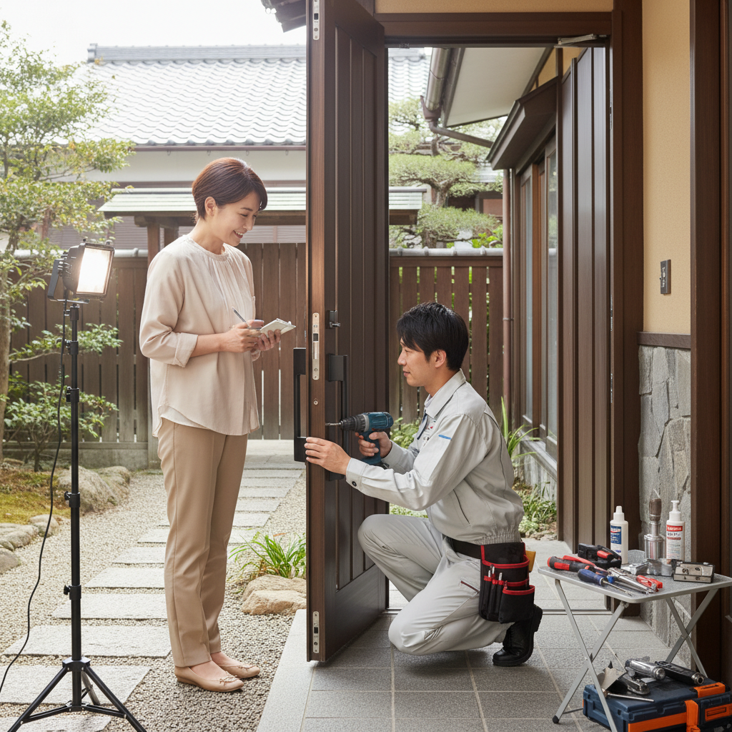 千葉県流山市 ドア修理の料金相場と依頼の流れ