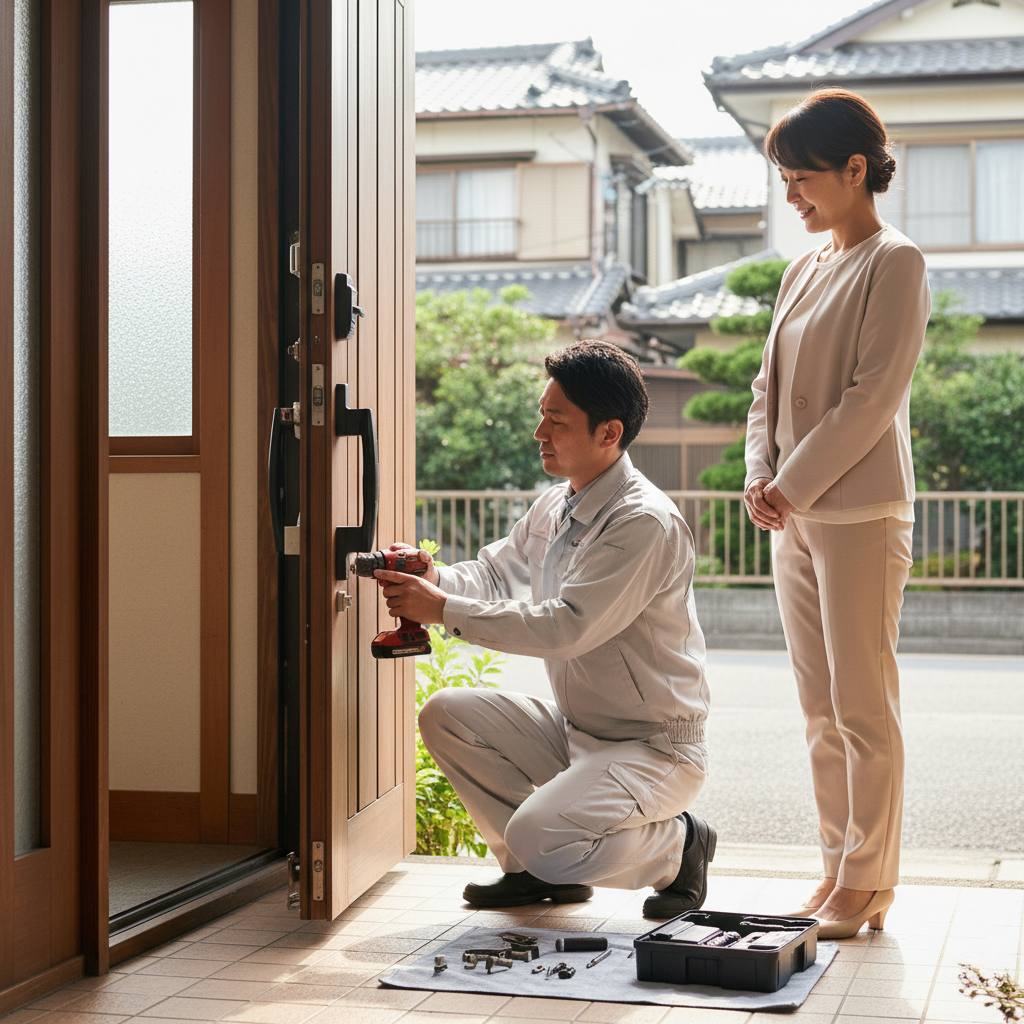 東京都江戸川区のドア修理｜料金相場、事例、依頼の流れ