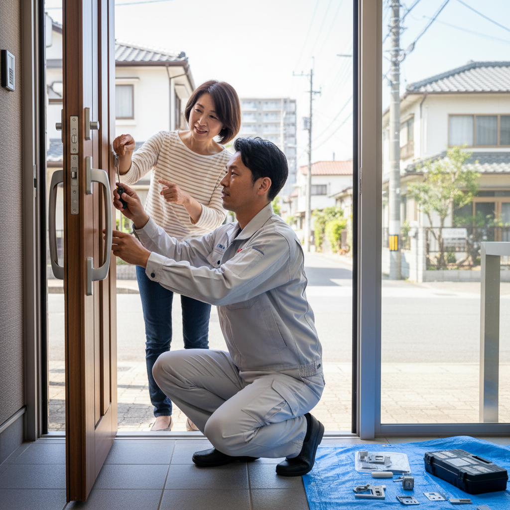 東京都昭島市のドア修理：料金相場、事例紹介、依頼の流れ