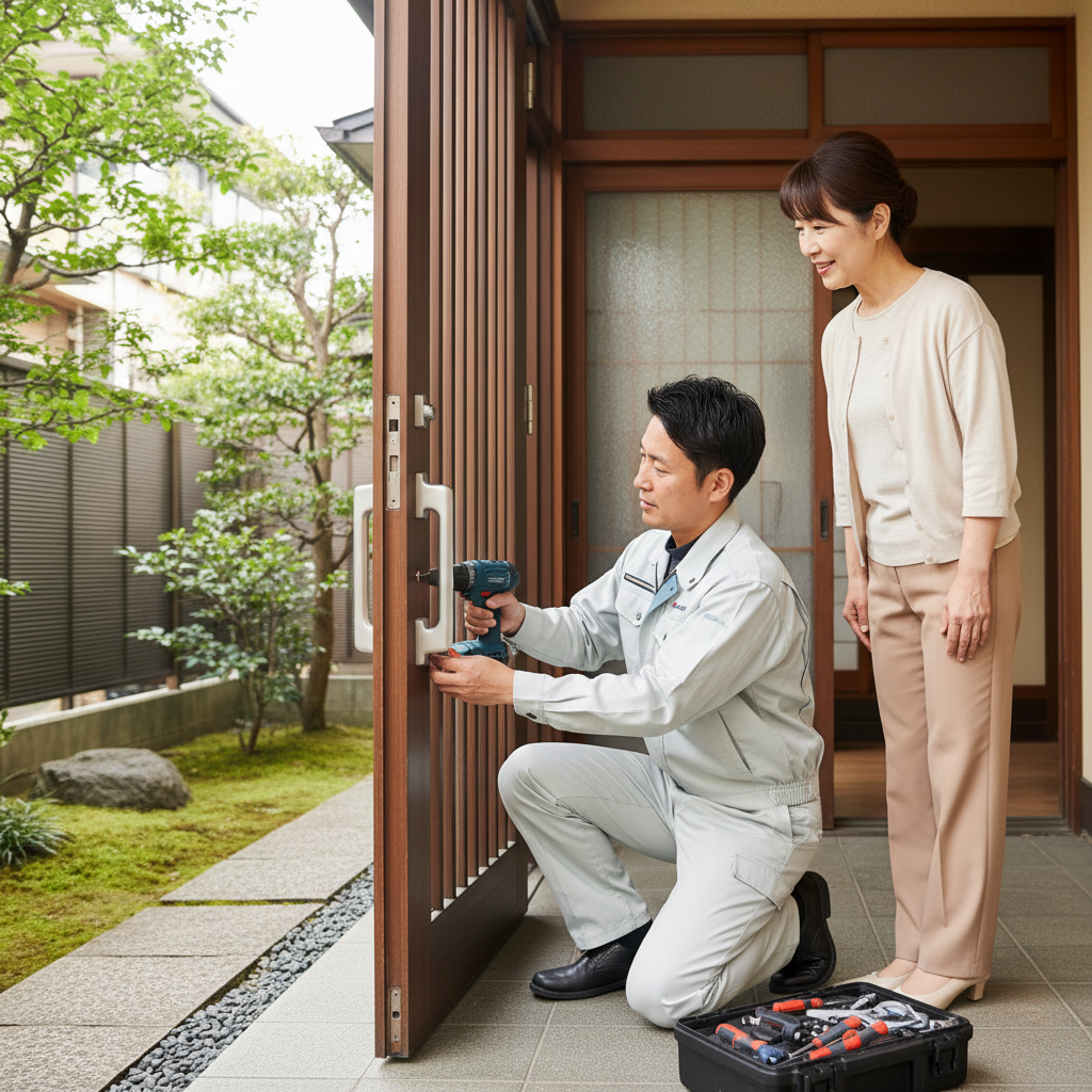 東京都世田谷区のドア修理｜料金相場、事例、依頼の流れ