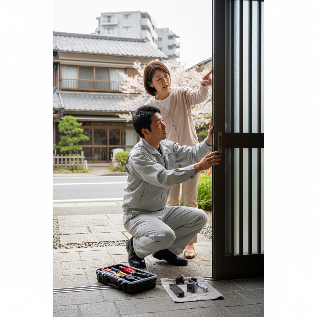 東京都大田区 ドア修理の料金相場、事例、依頼の流れ