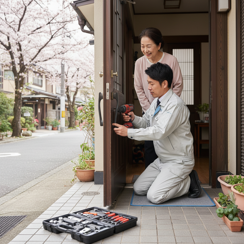 東京都中野区のドア修理：料金相場、事例、依頼の流れ