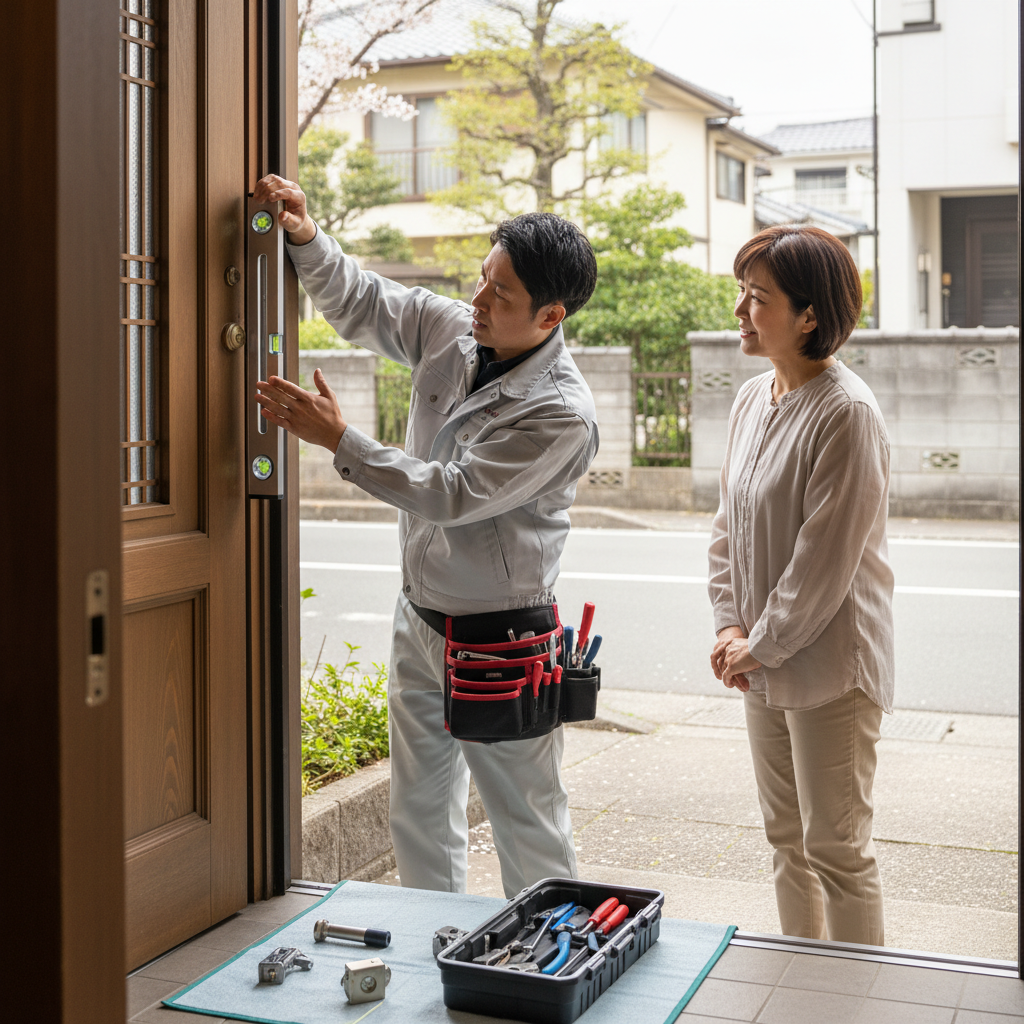 東京都町田市のドア修理：料金相場、事例、依頼の流れ