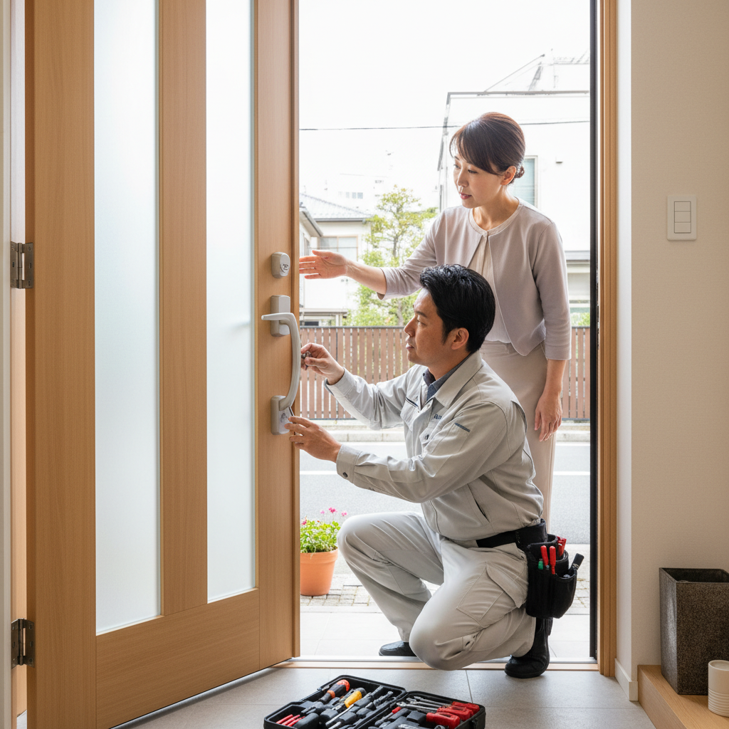 東京都品川区のドア修理：料金相場、事例、依頼の流れ