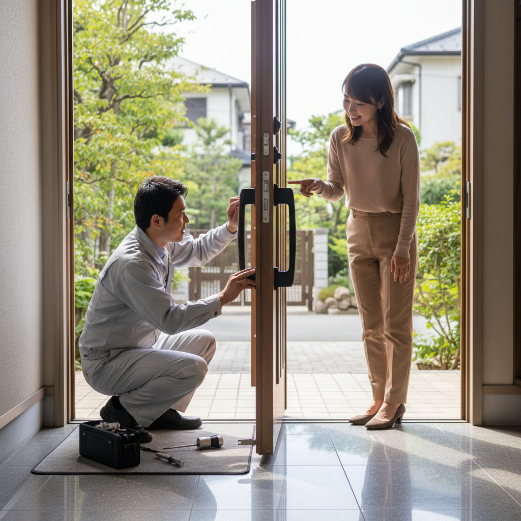 東京都府中市のドア修理：料金・事例・依頼の流れ