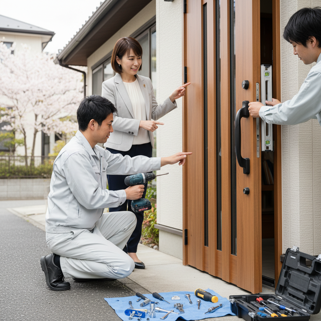 東京都武蔵村山市のドア修理:料金相場、事例、依頼の流れ