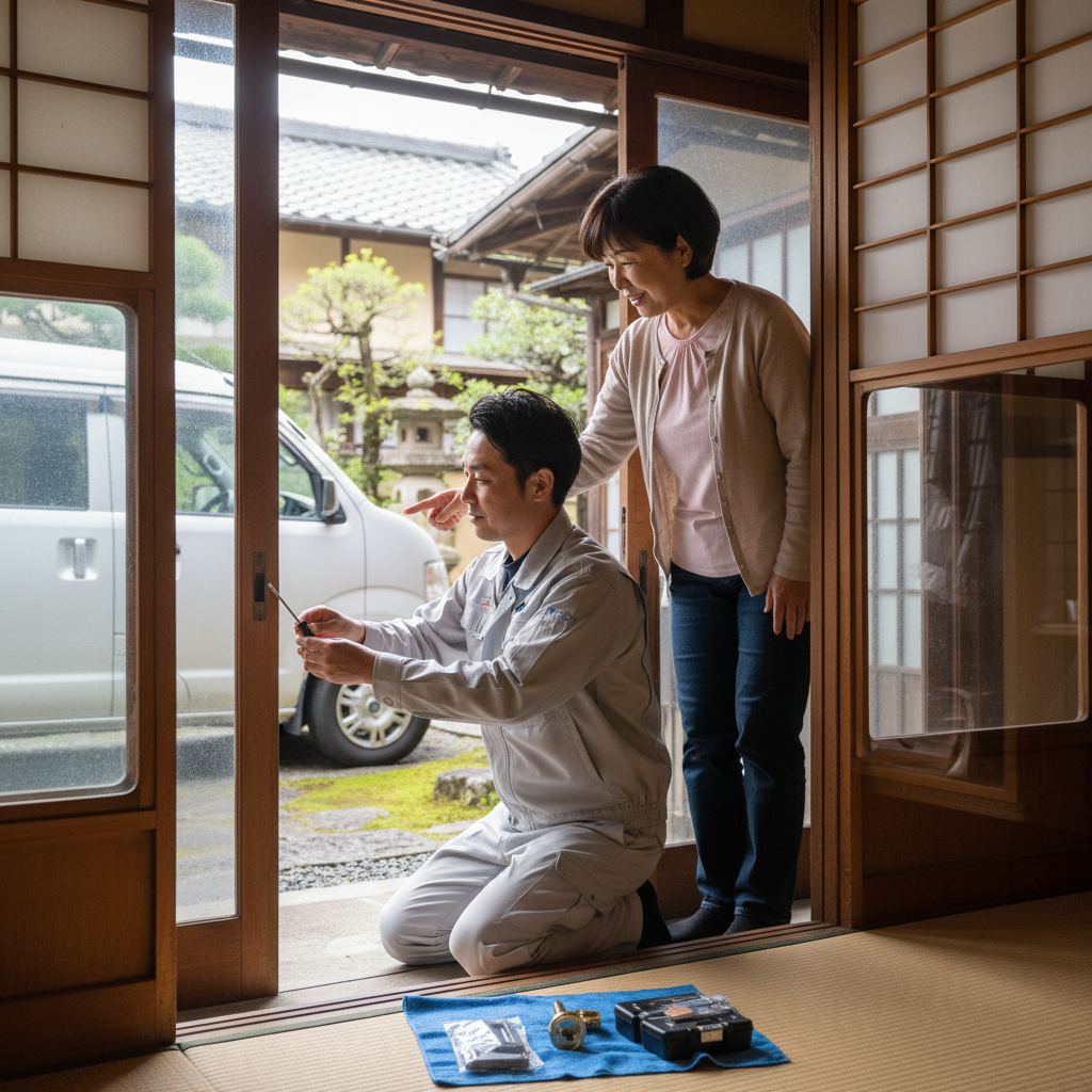 東京都福生市でドア修理にかかる料金・事例・依頼の流れ