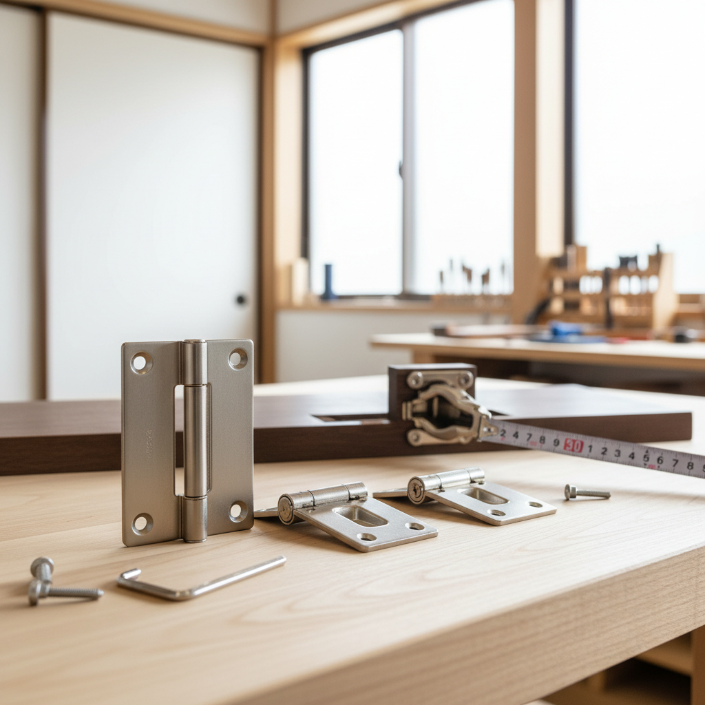 まずは確認!蝶番の種類と構造に関する画像