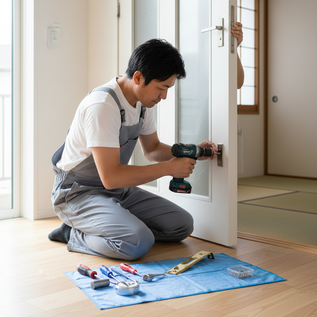 ドア の 蝶番 交換に関する画像