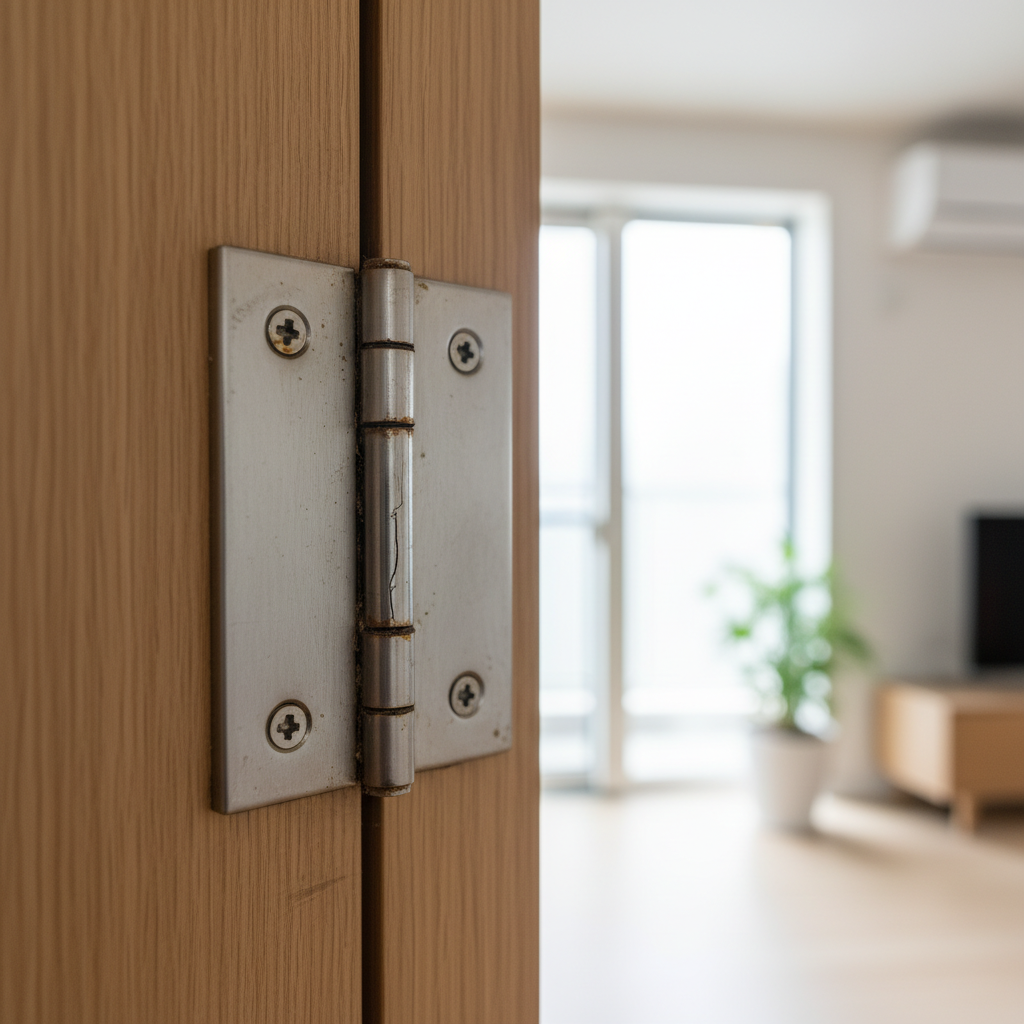 蝶番は経年劣化する?主な原因を解説に関する画像